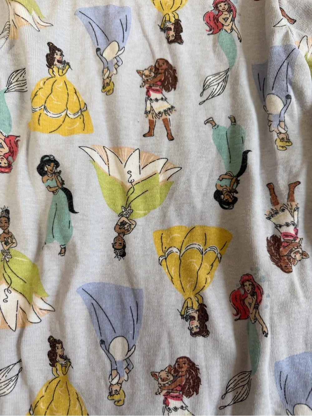 Janie and Jack Disney Princess Pajamas Size 4
